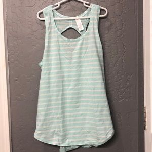 IVVIVA BLUE AND WHITE STRIPED TANK TOP!!